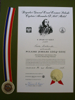 Eine Medaille vom Gen. Kazimierz Pulaski und Kpt. Alexander O'Niel